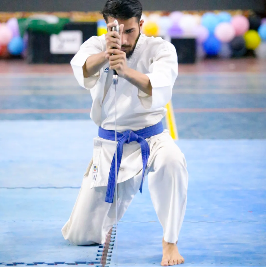 Karate kata performance